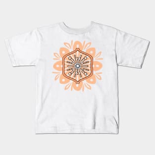 mandala Clamber drawingmandala Gamut paint Kids T-Shirt